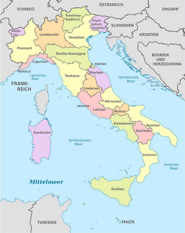 Italien ganz